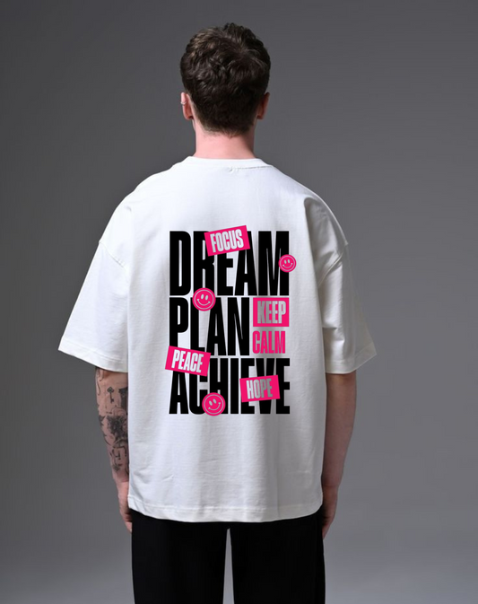 Dream Plan Achieve Oversized T-shirt